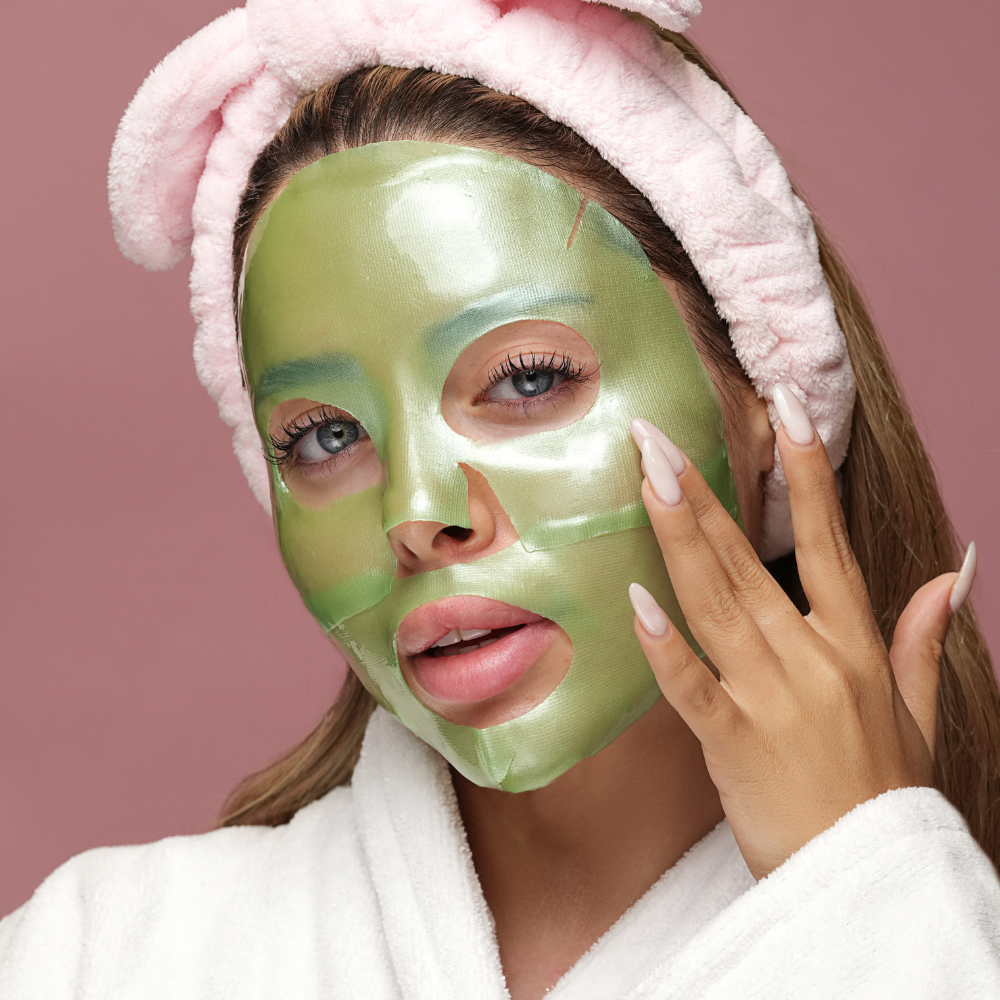 Hydrogel Detox Maske mit Teebaumöl & Gurke – Anwendung