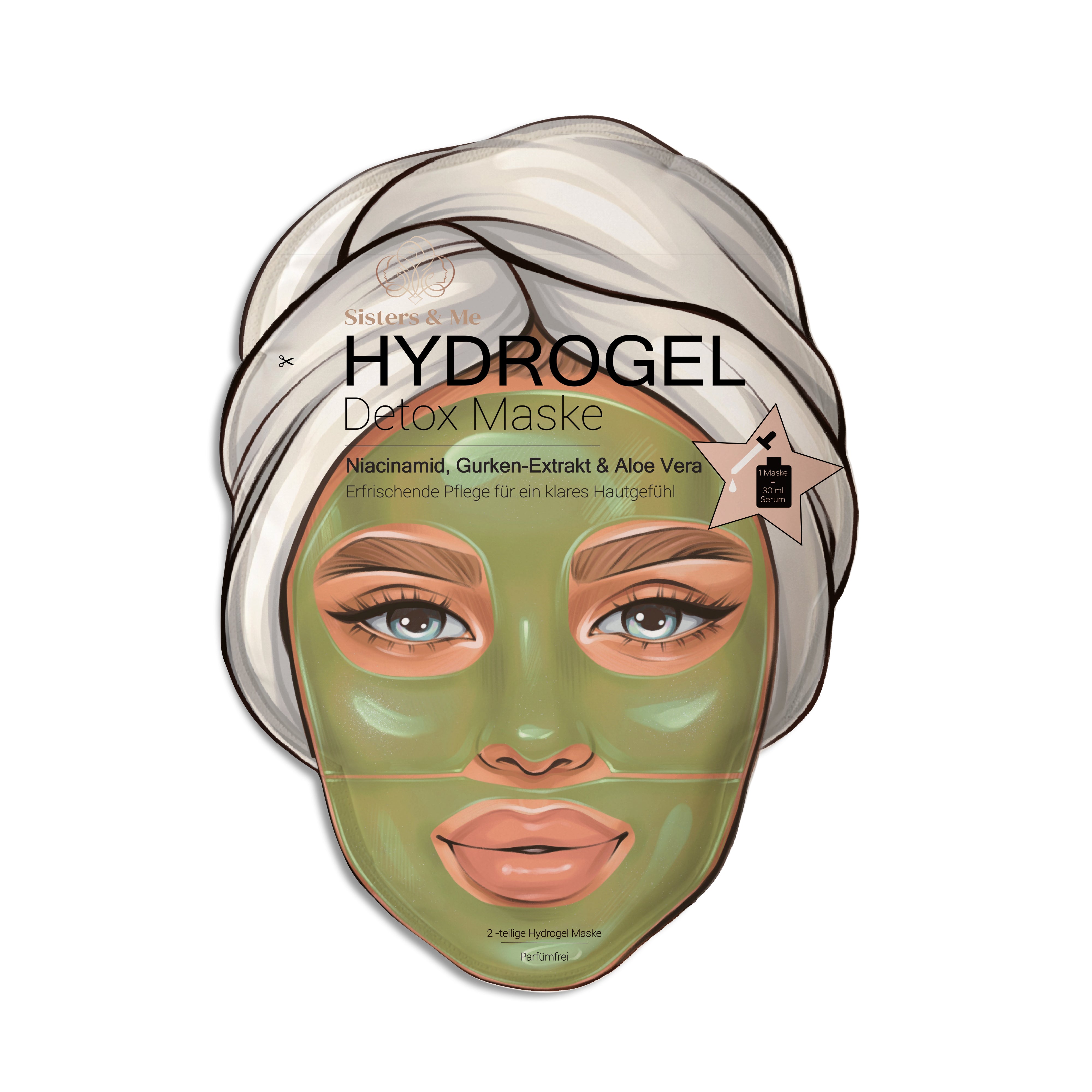 5x Hydrogel Detox Masken