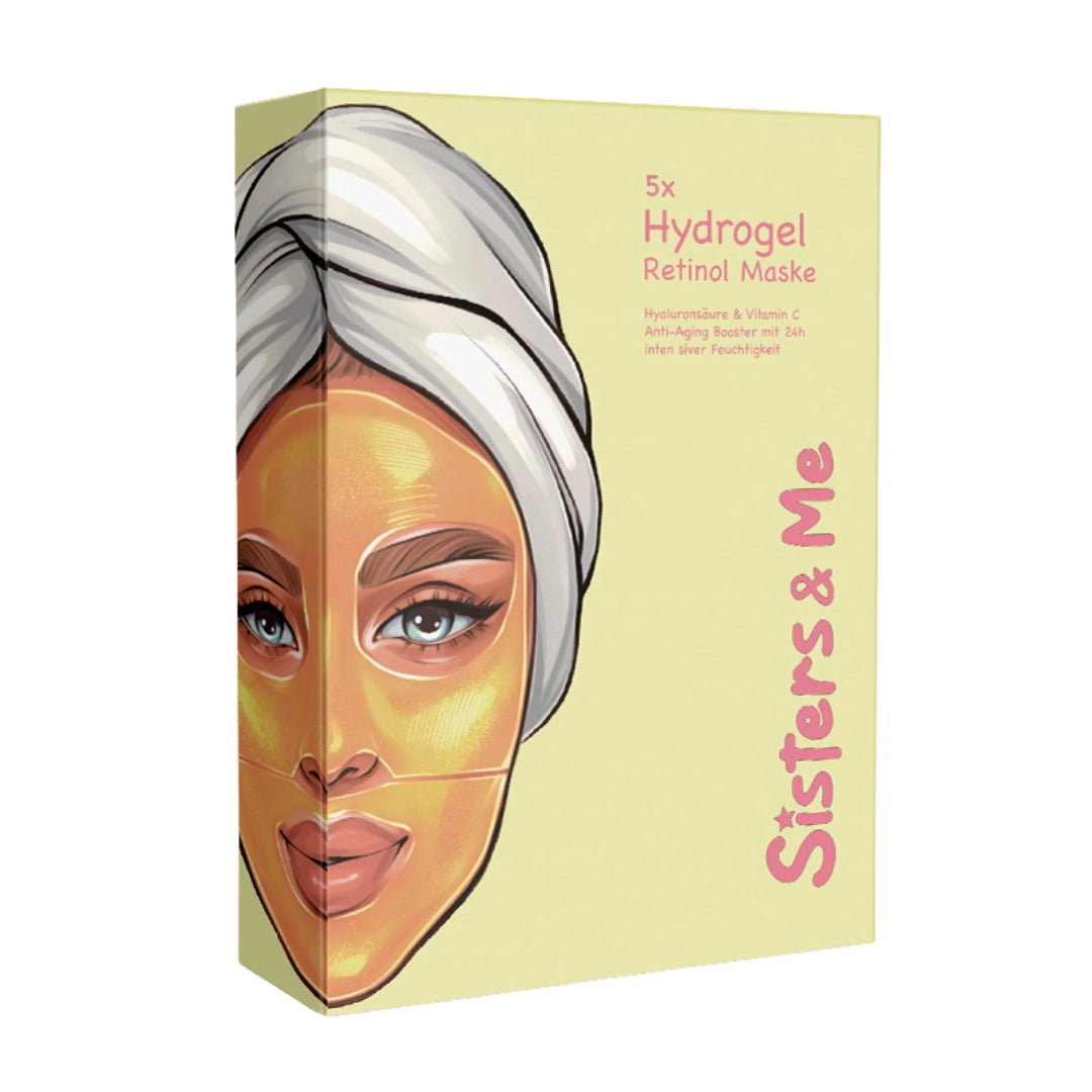 5x Anti-Aging Hydrogel Maske mit Retinol