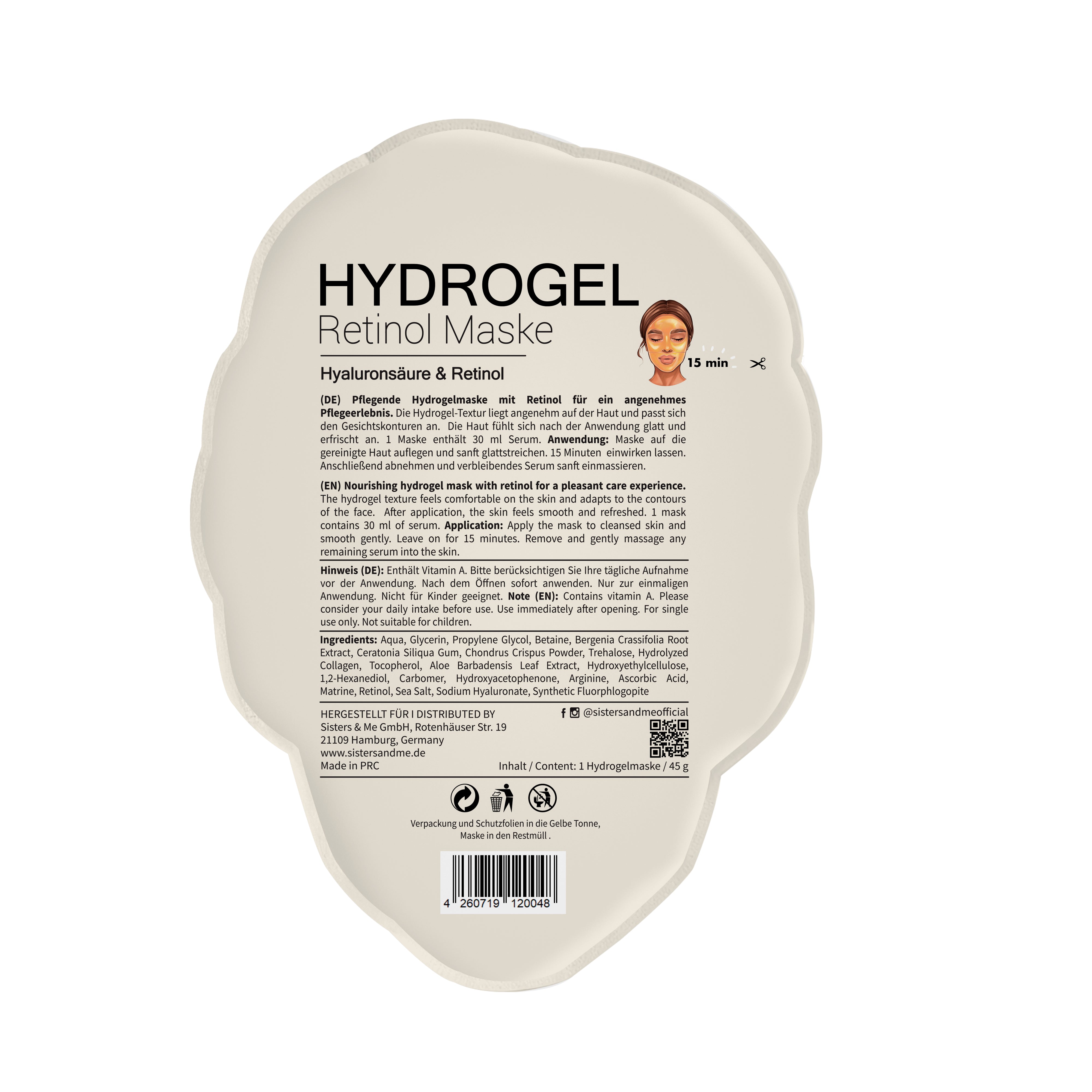 Hydrogel Maske Retinol Maske