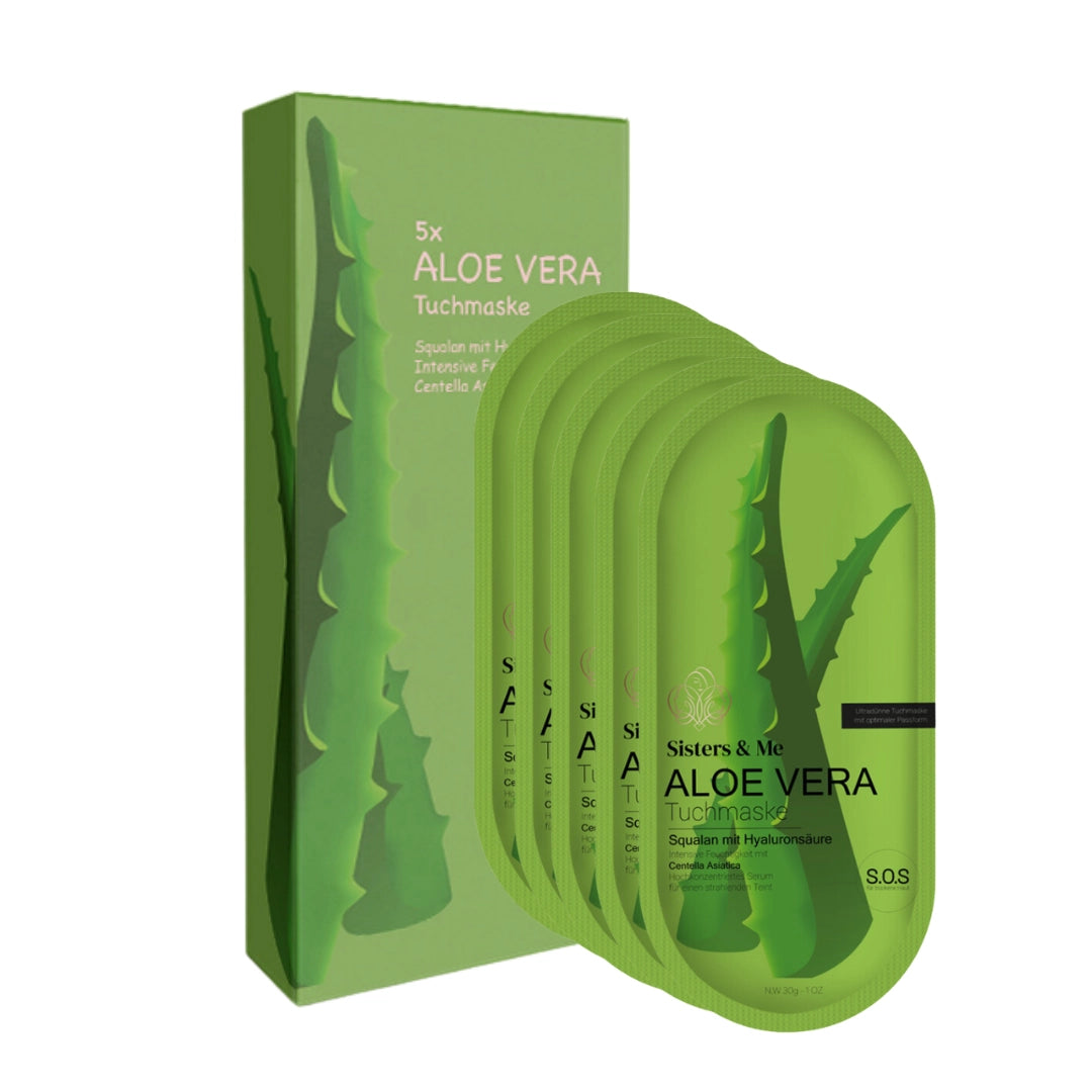 5x ALOE VERA MIT SQUALAN UND HYALURONSÄURE