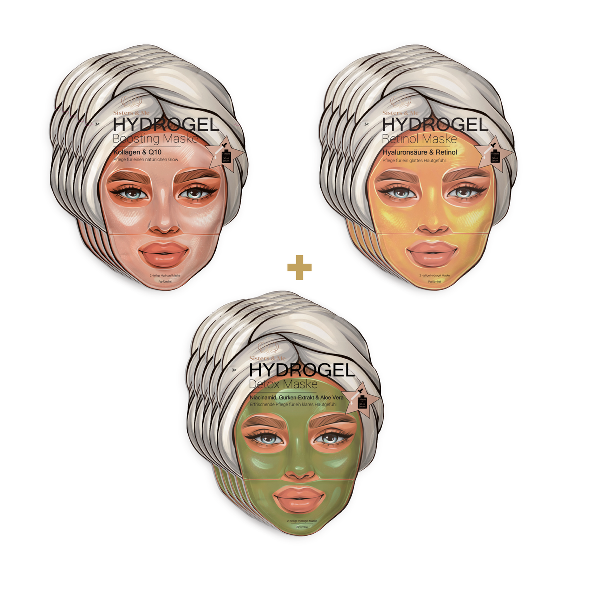 Masken Trio
