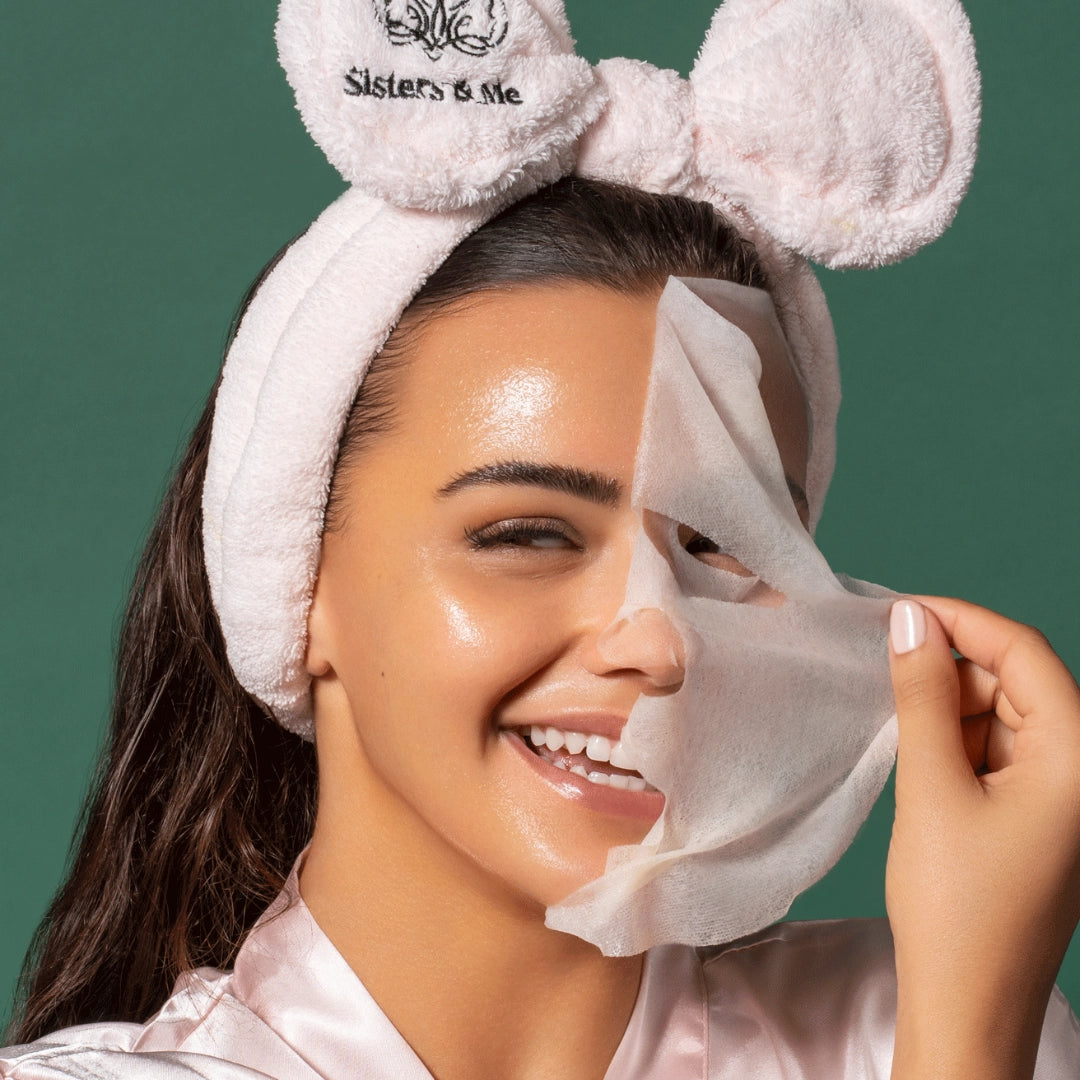 Grüntee Tuchmaske mit Vitamin E – Anwendung