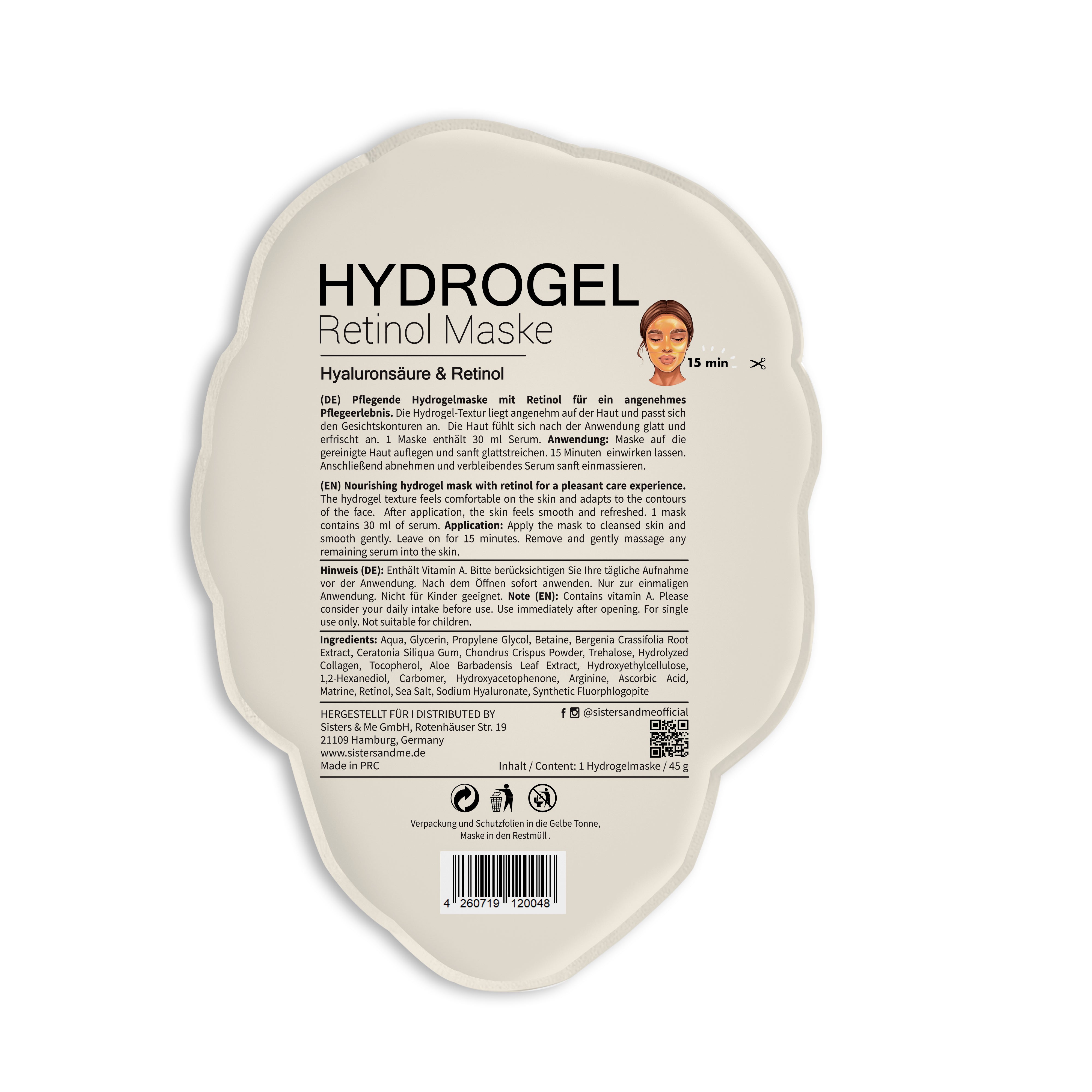 5x Hydrogel Retinol Masken