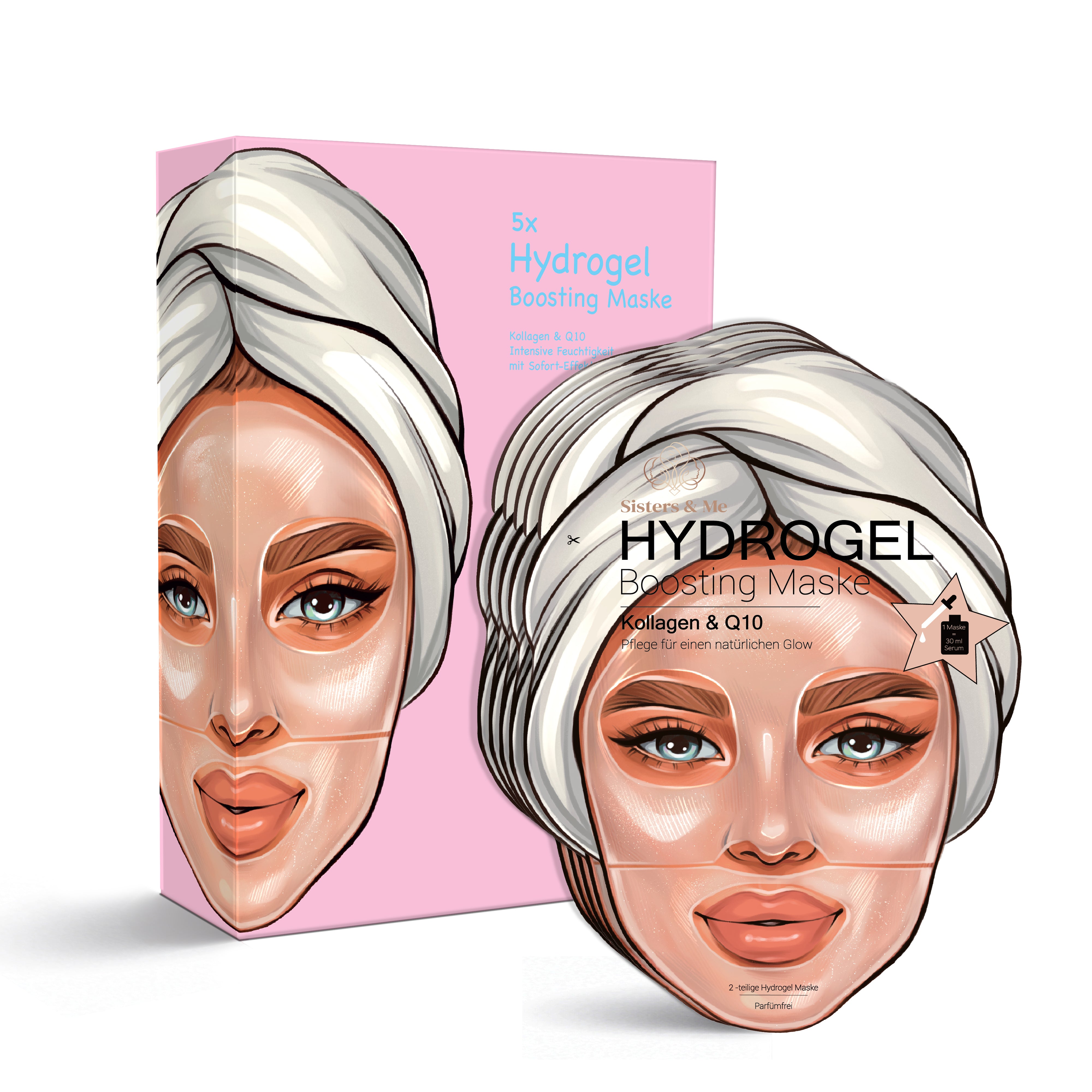 5x Hydrogel Boosting Masken