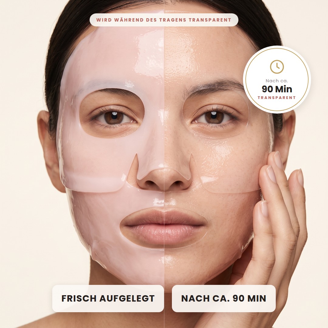 5x Collagen Glass Glow Hydrogel-Masken
